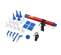Air Caulking Device Pneumatic Caulk Tool Professional 600ml Adjustable Valve Aluminum Alloy Body for Home Renovation Building Construction