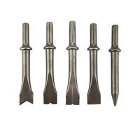 Air Chisel, Air Hammer, Air Hammer Chisel, 5pcs Chromium Molybdenum Steel Air Hammer Chisel Set Pneumatic Hammer Bit Set for 150/190/250 Air Hammer