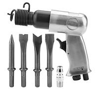 Air Chisel, Air Hammer, Air Hammer with Chisels Long Stroke Air Nail Gun Handle Straight Type Air Chisel Pneumatic Hammer Shovel Tool 150mm Hammer Set Pneumatic Tools