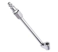 Air Chuck 1/4 Inch Heavy Duty Open Straight Lock On Tire Chuck with Clip for Inflator Gauge Compressor