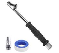Air Chuck 1/4" NPT Double Head and 1/4Inch Closed Ball Suitable for Tires Fillings Application Open Flows Chuck