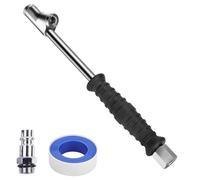 Air Chuck 1/4" NPT Double Head and 1/4Inch Closed Ball Suitable for Tires Fillings Application Open Flows Chuck