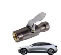 Air Chuck - Lock On Air Chuck | Heavy Duty Leak Proof Compressor Gauge Attachment | Temperature Resistant Tire Inflator Connector For Truck Rv Suv Auto Vehicle Car Brass Clip Nozzle