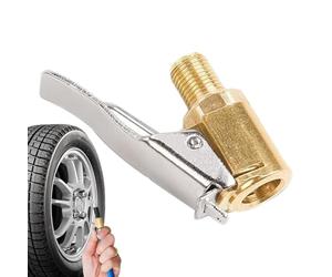 Air Chucks for Tyres,Air Chucks,Copper Tire Pressure Holder | Professional Copper Air Inflator Nozzle, Multi-Function Copper Tire Pump for Car Wheel