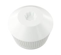 Air Circulation Orchid Pot with Grooved Interior for Natural Root Trimming and Improved Growth Conditions (1pc white)