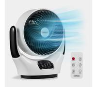 VonHaus Air Circulator Fan - Desk Fan with 12 Speeds, 3 Modes, Remote Control, 12hr Timer, 90° Oscillating, Quiet, LED Display, 3 Blades - Table Top Cooling for Home, Office, Living Room, Bedroom