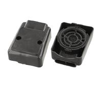 Air Cleaner Filter for 47cc and 49cc 2-Stroke Engine Carburetor - 2-Pack, Plastic Construction, Black, Compatible with Mini Motos, Pocket Dirt Bikes and ATVs