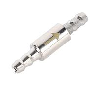 Air CO2 Line Tubing Regulator, Aquarium Fish Shrimp Feeding Dish Set, Aquarium CO2 Check Valve, Professional Stainless Steel Check Valve, for Aquarium CO2 System