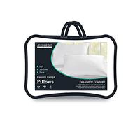 Air Comfort Luxury Range Soft Support Pillows - 100% Cotton Cover Fluffy Hollowfiber Filled Down Alternative Bounce Back Stomach Support White Sleeping Pillow for Bed, Pack of 6