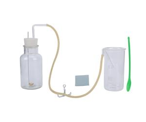 Air Composition Teaching Equipment Glass Measurement Setup with Collection Bottle Graduated Beaker Classroom Use Air Composition Apparatus Chemistry Teaching Equipment Oxygen Content Experiment Setup