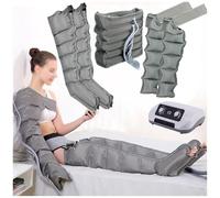 Air Compression Boots, Pneumatic Leg Massager for Circulation Relief, Lymphedema Treatment, Swelling Pain Relief Device, Includes Arm and Leg Massage Support