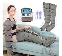 Air Compression Electric Leg Massager, Compression Pump, Recovery Boots, Pressotherapy and Lymphatic Drainage, for Full Body Massage Pressotherapy Lymphatic Drainage (Grey 2legs)