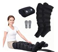 Air Compression Leg Massager Boots, Boost Blood Circulation & Relieve Muscle Pain, Sequential Pneumatic Therapy for Lymphatic Drainage, Suitable for Calf, Foot and Sports Fatigue Relief