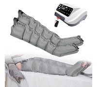 Air Compression Leg Massager, Foot Ankles Calf Massage Machine, Lymphatic Drainage Machine, Pneumatic Legs Massager Wave Device Pressotherapy Boots, Timed and Adjustable Pressure