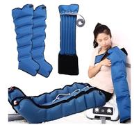 Air Compression Leg Massager for Improved Circulation and Relaxation, Effective Pressotherapy for Feet, Ankles, Calves, Waist and Arms, 2 Legs + Waist