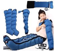 Air Compression Leg Massager for Improved Circulation and Relaxation, Effective Pressotherapy for Feet, Ankles, Calves, Waist and Arms, 2 Legs + Waist