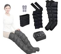 Air Compression Leg Massager, Pressotherapy Boots for Waist Leg Lymphedema Circulation Swelling Relax Pain Relief, Chronic Venous Disorders, Neuralgia, Numbness; Fatigue Relief