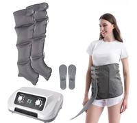 Air Compression Legs Massager Body Balancer Lymphatic Drainage Massager, Recovery Boots Machine, 4 6 8 Cavity Waist Relax Arm and Foot Massager, Promote Blood Circulation & Muscle Relief Fast Rec