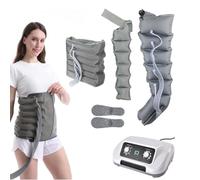 Air Compression Massager for Full Body, Electric Lymphatic Drainage Device, with Timed Adjustable Pressure, Promote blood circulation, Machine Pain Relax, Timing Function,002,1Legs+1Arms+1Waist