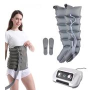 Air Compression Massager for Full Body, Electric Lymphatic Drainage Device, with Timed Adjustable Pressure, Promote blood circulation, Machine Pain Relax, Timing Function,002,2Legs