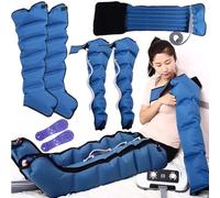 Air Compression Massager for Full Body, Electric Lymphatic Drainage Device, with Timed Adjustable Pressure, Promote blood circulation, Machine Pain Relax, Timing Function,001,2Legs+2Arms+1Waist