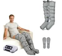 Air Compression Massager, Full Body Lymphatic Drainage Massager, 6 Chamber Lymph Drainage Leg Massager for Improved Blood Circulation & Swelling