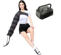 Air Compression Massager, Lymphatic Drainage Leg Massager with 6 Cavities, Promotes Blood Circulation and Relaxation for Arms and Feet