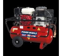 Sealey SA5055 Belt Drive Petrol Air Compressor 50 Litre