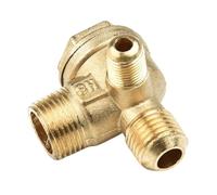Air Compressor Accessories Pump Check Valves Gold Brass Cut-Off Valve Replacement Parts(16x14x10mm)