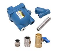 Air Compressor Automatic Drainer High Performance Pneumatic Drainage Valve Efficient Condensate Removal for Compressed Air Systems Aluminum Alloy Construction DN15 Inlet DN10