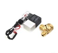 Air Compressor Bleed Valve G1/4 Thread Mute(B) | DC12V coil, 4W power, mute operation, fits oil-free compressors, quick bleed function