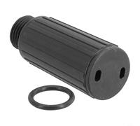 Air Compressor Breather Valve Hat Black Engineering Plastic M15x1.50 Thread Vent Cap With Gasket Seal Anti Oil Injection For Pump Accessories Stable Performance Long Lasting Compact Easy Installation