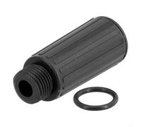 Air Compressor Breather Vent Hat 15.5mm with Gasket Seal for Accessories, M15x1.50mm Thread, Plastic Oil Cap Cover