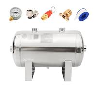 Air Compressor Buffer Tank with Mounting Kit - Durable High Pressure Gas Storage for Industrial Use, Lightweight Design