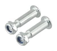 Air Compressor Caster Wheel Screw Nut Kit for 12mm Inner Hole - Metal Replacement Part Compatible with Air Compressor Wheels, 46x12mm / 48x12mm, Pac(A)