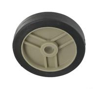 Air Compressor Caster Wheels 5-8 Inch for Belt Type Air Compressors, Heavy Duty Shock Absorption Casters with Screws, Silent and Non-Slip Indust(4Inch)
