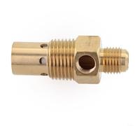 Air Compressor Check Valve 19x1.5mm 3/4-16 Anti-Backflow(A) | 14x1.5mm male thread, brass construction, 8 BAR auto release, prevents reverse flow, single unit