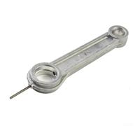 Air Compressor Connecting Rod, Aluminum Alloy for Piston Rod Replacement Part for Air Compressor Pump Motor, Silver Tone, 1 Pc Spare Accessory(12×78×20mm)