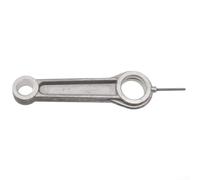 Air Compressor Connecting Rod Heavy Duty Aluminium Alloy Component Silver Tone for Piston Link Replacement for Workshop 12x69mm(12×69×20mm)