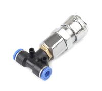 Air Compressor Connector for Three-Way Joint Straight Through Joint for Trucks & T Air Blow Guns with Pneumatic Fittings