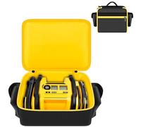 Air Compressor Cover Compatible with DEWALT 20V MAX Tire Inflator DCC020IB Cordless Tool Storage Organizer with Battery Pocket and Charging Kit, Color