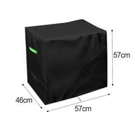 Air Compressor Cover with Elastic Drawstring and Reinforced Stitching for Stationary Models like Ag-S1002, Provides Protection Against Rain Snow and Dust to Prevent Rust and Wear(57 * 46 * 57cm)