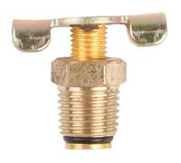 Air Compressor Drain Valve 16mm Brass Air Tank Drain Valve Replacement Part for Compressor, Pneumatic Tools, Radiator, Garage Workshop and Plumbing Use