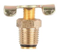 Air Compressor Drain Valve 16mm Sturdy Brass Compressor Air Tank Drain Valve Replacement Part Compatible with Central Pneumatic Compressors Radiator Systems and Tools