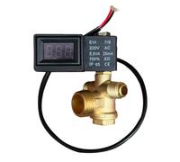 Air Compressor Electromagnetic Valve 220V with Digital Coil, Lightweight Design for Easy Use (with Check Valve)