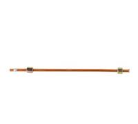 Air Compressor Exhaust Tube for Household Use - 9 mm Thread Aluminum Construction with Lock Cylinder, Copper-Tone Finish, 200-600 mm Adjustable Length (600mm)