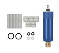 Air Compressor Filter - 30MPA Oil and Water Separator, Solid Aluminum Accessory, Quick Connector, Automatic Drainage, Cooling Supply | Replacement