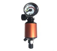 Air Compressor Filter Regulator with Integrated Valve and Air Filter, 1/4 inch NPT Thread for Consistent Air Pressure and Cleaner Air Supply