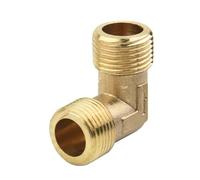 Air Compressor Fittings Brass 16.5mm Male Thread Check Valve Elbow Coupler