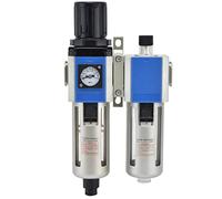 Air Compressor Flow Filter Pressure Regulator Lubricator Combination Oil Water Separator for Effective Air Filtration and Regulation Applicable to Various Work Environments (GFC300-15)